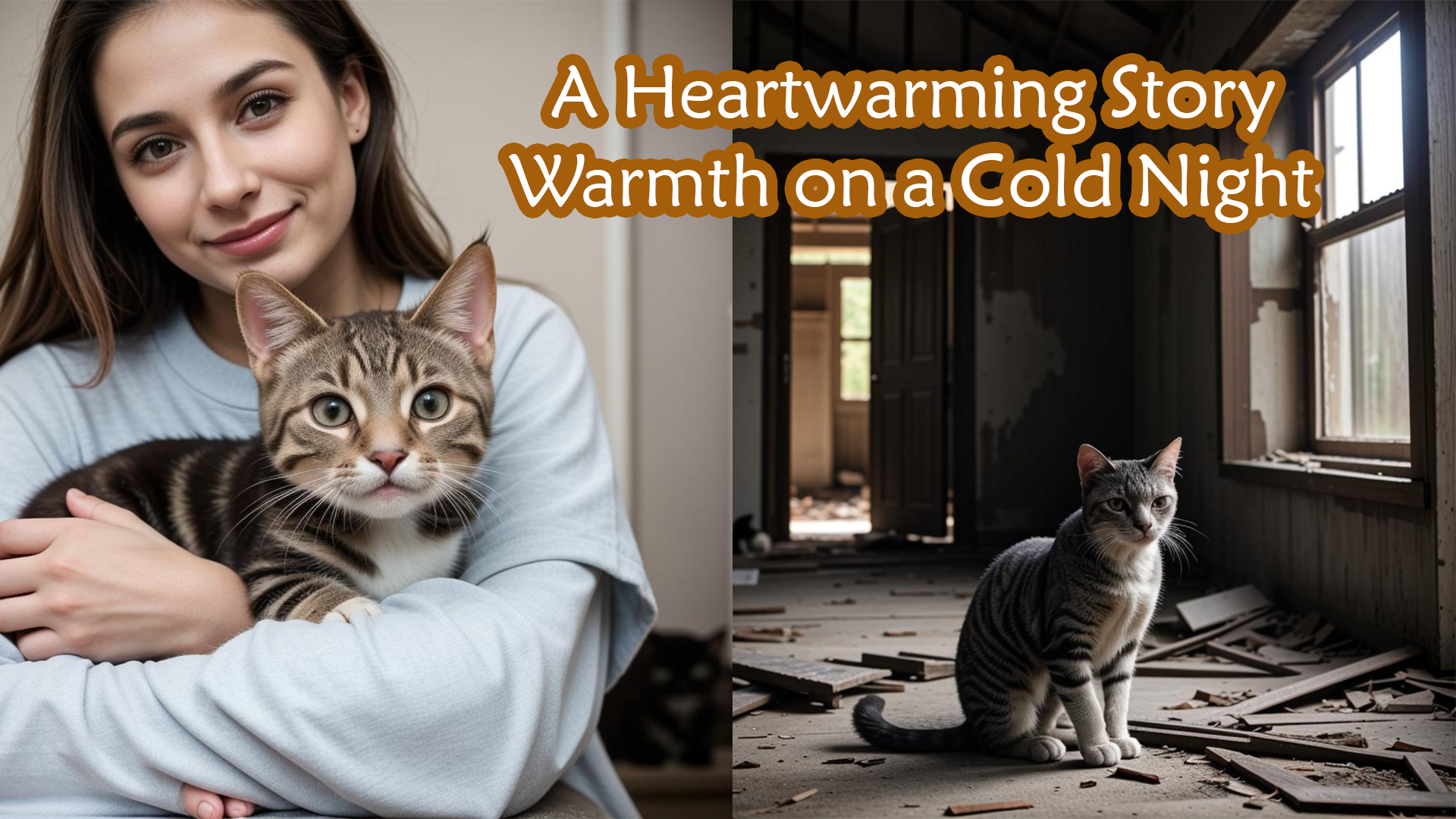 STRAY CAT A Heartwarming Story: "Warmth on a Cold Night "