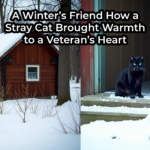 A Winter’s Friend: How a Stray Cat Brought Warmth to a Veteran’s Heart