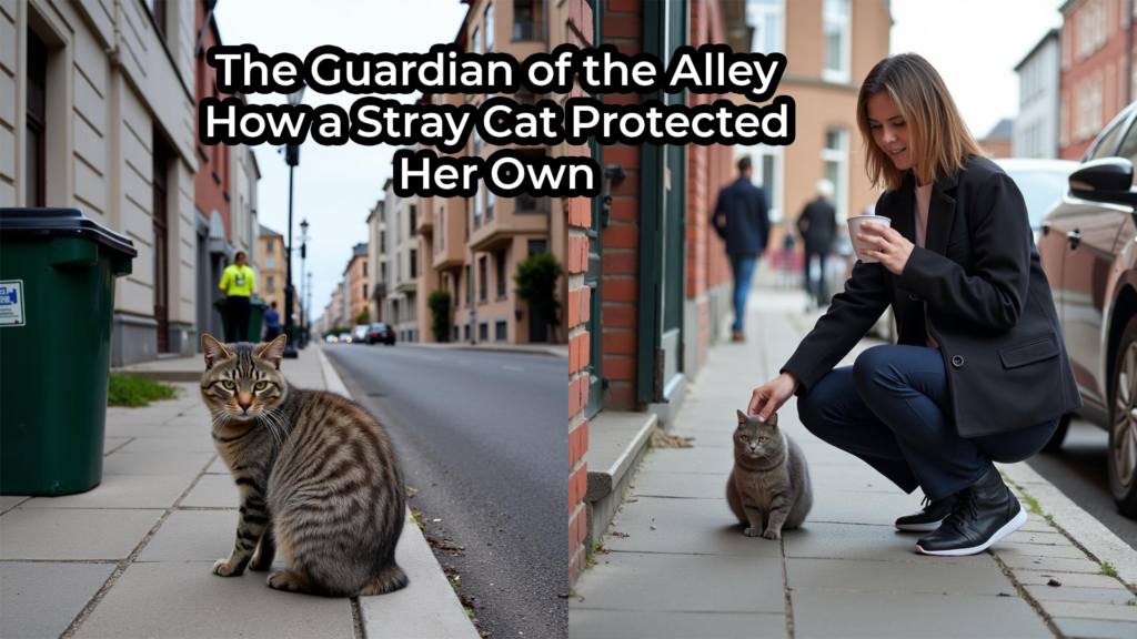 The Guardian of the Alley: How a Stray Cat Protected Her Own