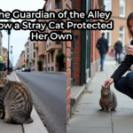 The Guardian of the Alley: How a Stray Cat Protected Her Own